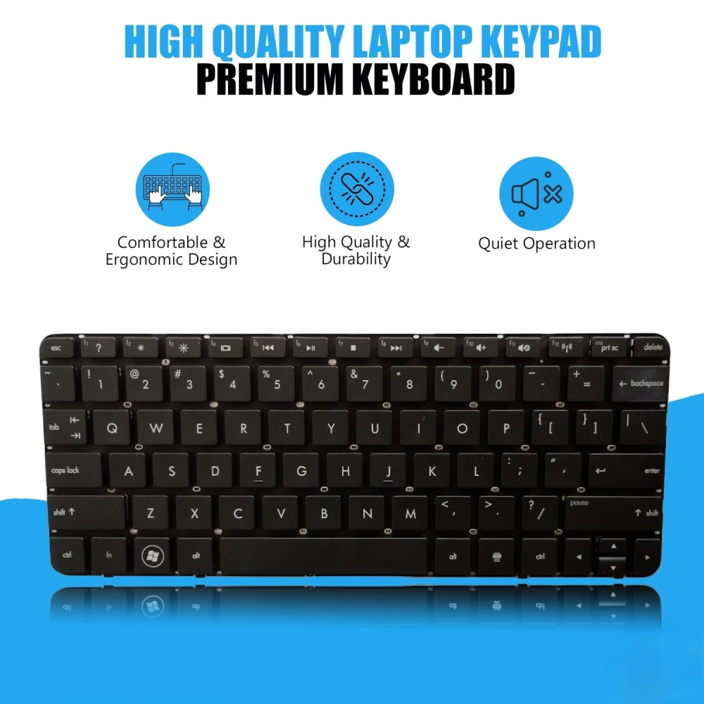 Teksus Laptop Keyboard For HP Mini 110 3000 (Big Cable) view 4